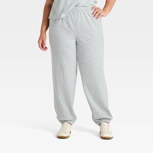Women's Balloon Jogger Pants - Universal Thread Gray 3X